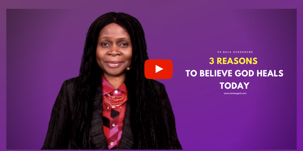 3 reasons to believe God heals today