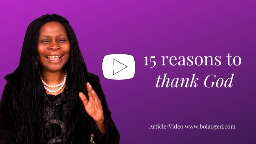 15 powerful reasons to thank God