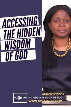 Hidden wisdom of God