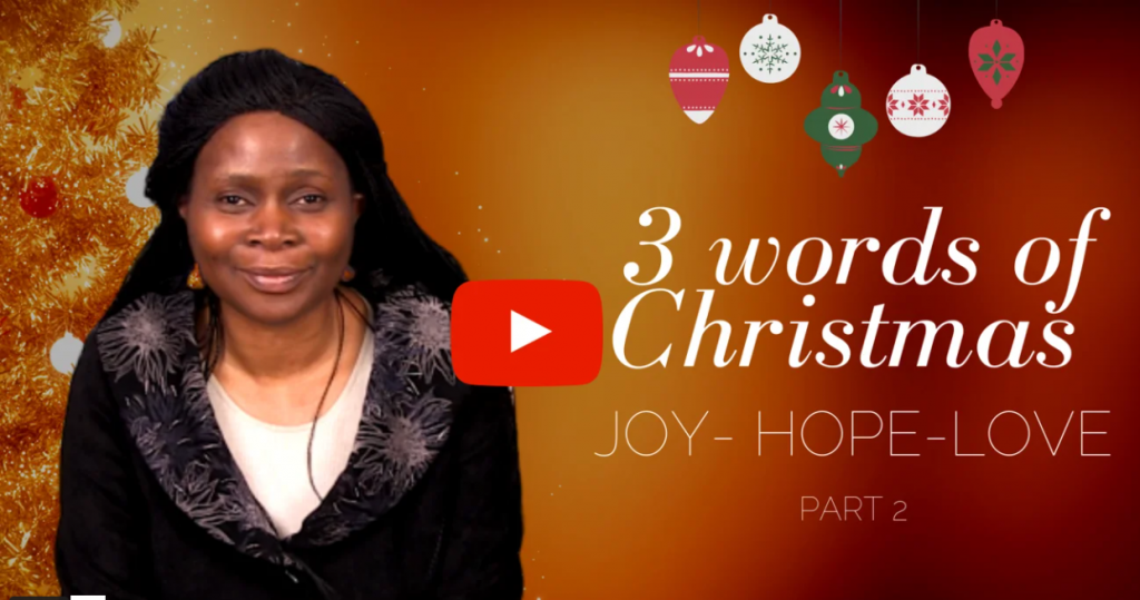 Christmas a message of hope, joy and love