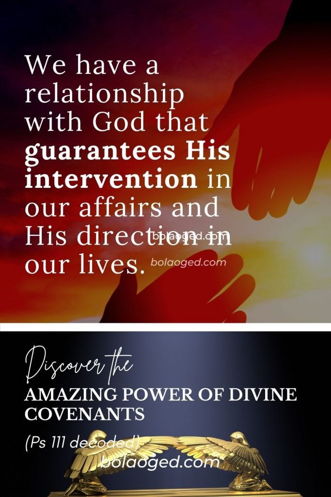 Discover the amazing power of divine covenants