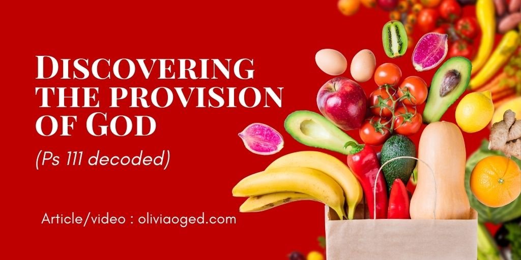 Discovering the provision of God